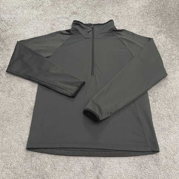 The North Face Canyon Lands Jacket Men Medium Dark Gray 1/4 Zip Outdoor Hiking - Picture 1 of 14